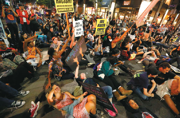 Calm gradually settles over Ferguson