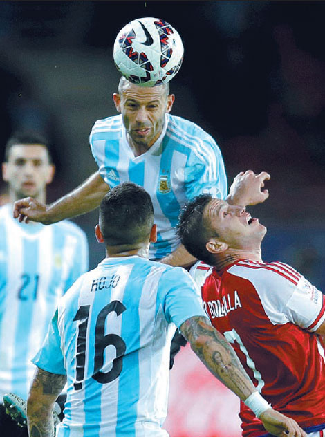 Feisty Paraguay refuses to quit against Argentina