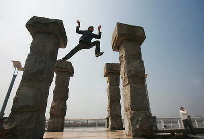 “跑酷”也是藝術(shù) Parkour