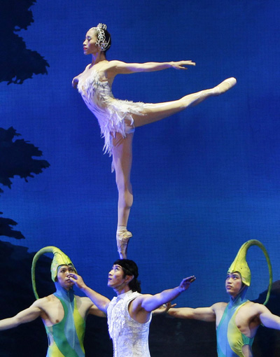 Acrobatic Swan Lake