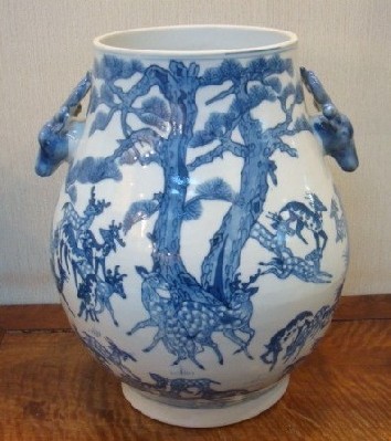 The Ox-head-shaped Zun Porcelain