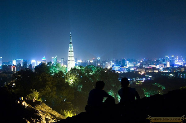 Breathtaking night scene of China