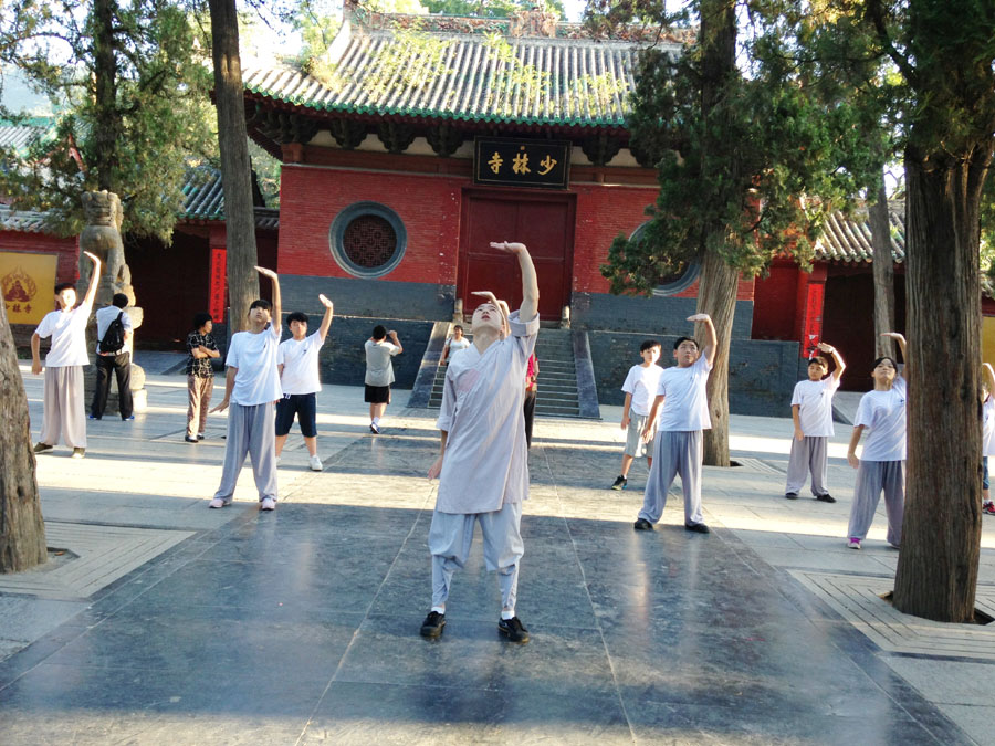 Kung fu summer camp at Shaolin Temple