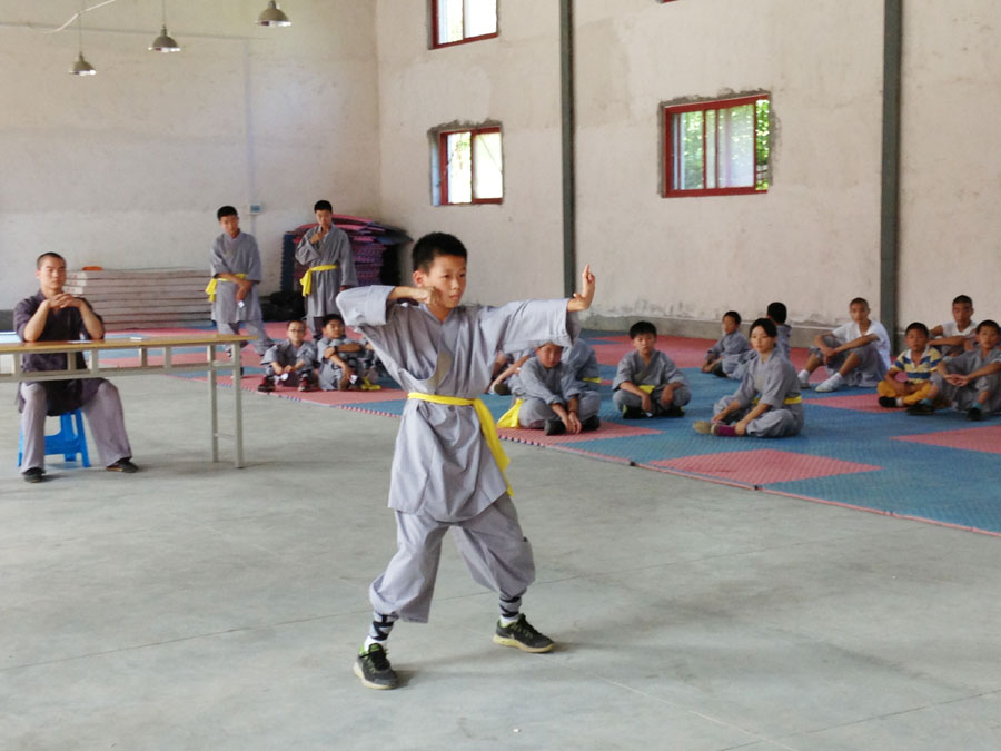 Kung fu summer camp at Shaolin Temple