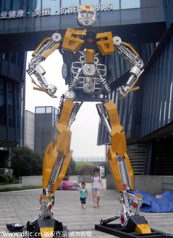 'Transformers' spring up across China