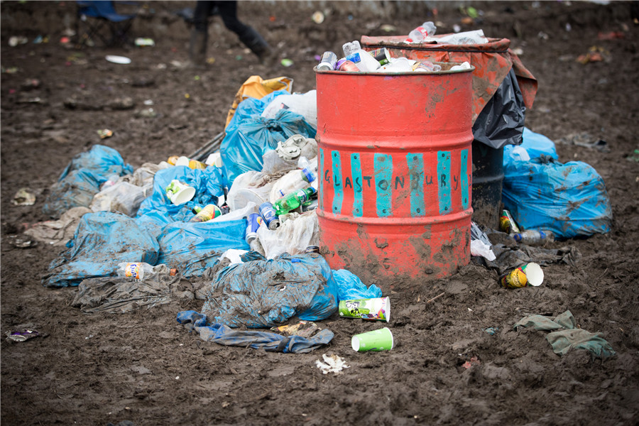 World-famous music festival leaves behind mountains of garbage