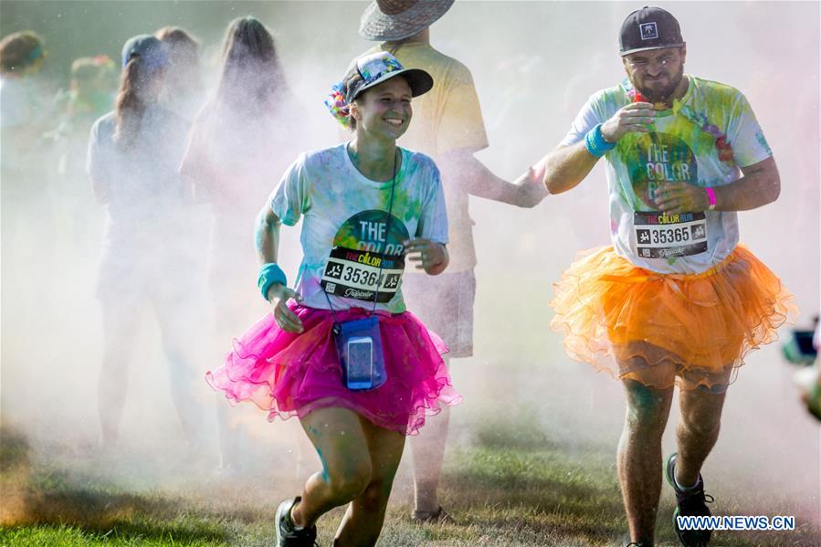 About 10,000 people attend 5km Color Run in Australia