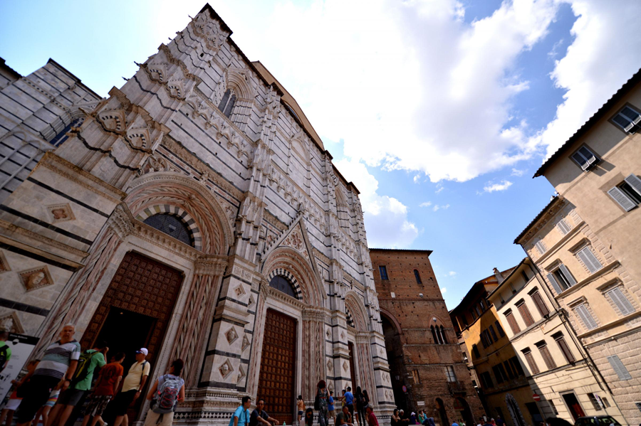 Siena, a medieval city in Toscana, Italy