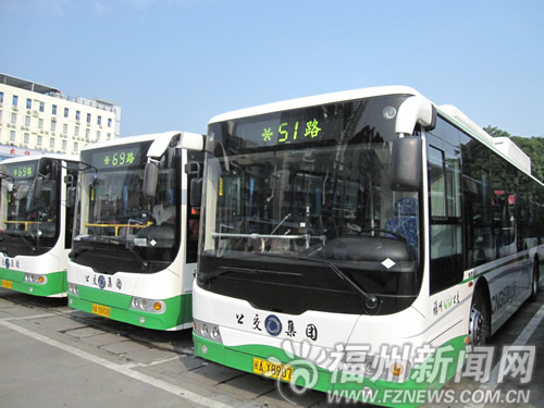 CNG公交車榕城“首秀”　年內將會陸續投用150輛