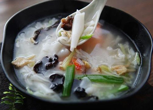 Rice Paste in Shrimp Soup(鼎邊糊,Ding Bian Hu)