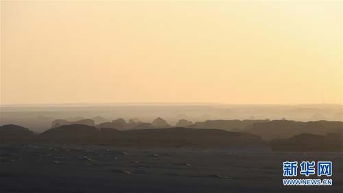 Dunhuang Yardang National Geological Park shines in Gansu