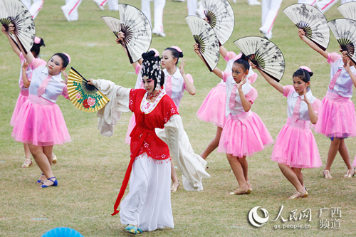 Fangchenggang sends 200 athletes for 13th Guangxi sports meet