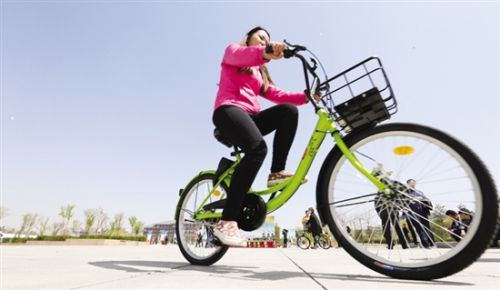 Bike sharing service comes to Shiguai district