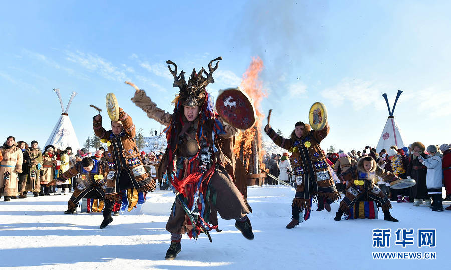 Oroqen people celebrate shamanic ritual gala in Hulunbuir