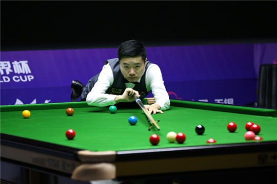 China hits ground running at snooker World Cup