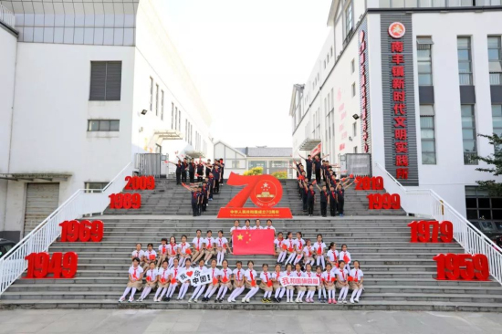 Port city colored red for National Day celebrations