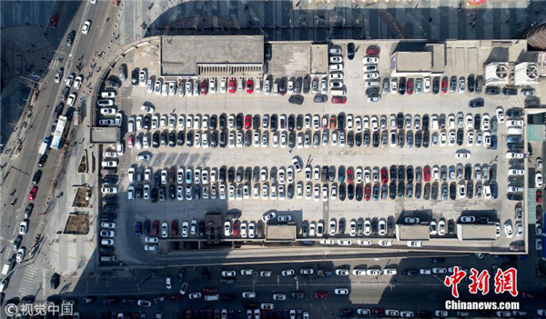 Shenyang opens rooftop parking lot