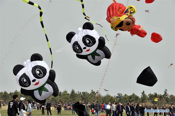 36th Weifang Intl Kite Festival kicks off in E China's Shandong