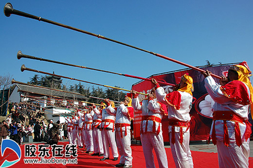 Intangible cultural heritage: Penglai <EM>daganhao </EM>(bugle)