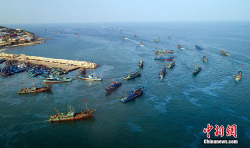 Fishing season starts in Shandong