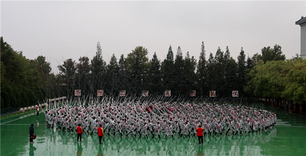 Students bring spring to Olympic opening