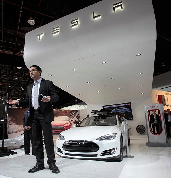 Experts eye Tesla to spur China's electric car market