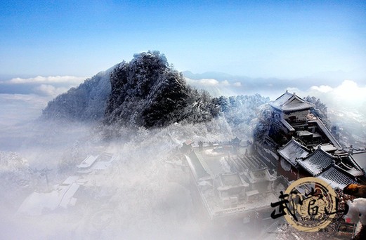 First snow arrives in Wudang