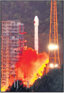 Launch of satellite marks new communications era