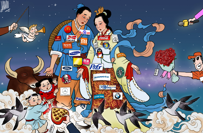 Top 10 most popular cartoons on China Daily website in 2014