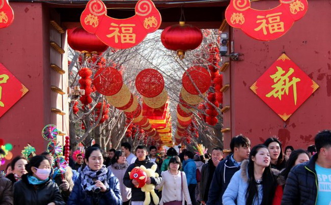 Spring Festival joy lights up China