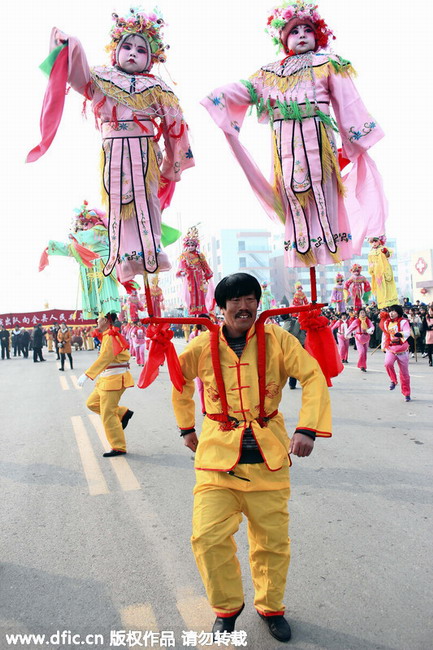 Spring Festival joy lights up China