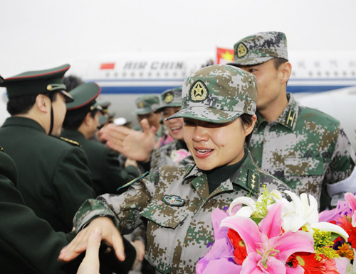 Chinese medical team in Haiti back home