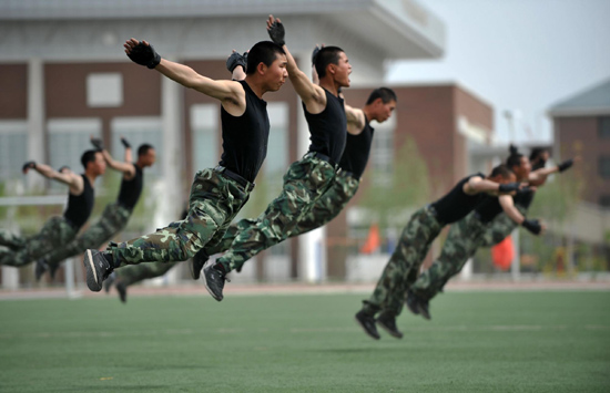 Military sports games held in NW China