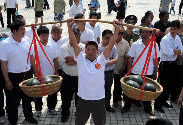 Watermelon gala held in Central China