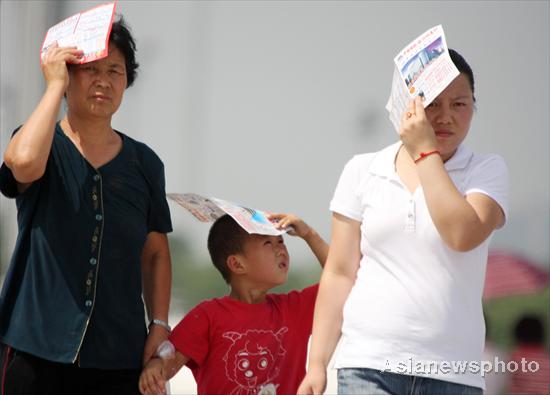 Heat wave hits China