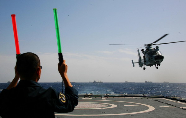 Chinese naval flotillas in joint escort mission