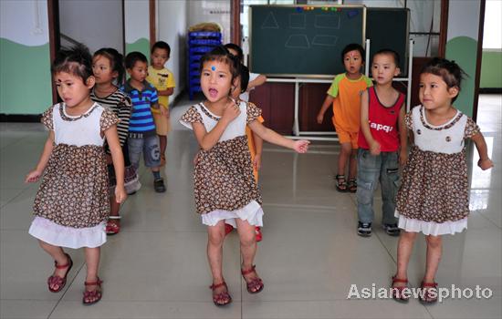 Triplets get help attending kindergarten