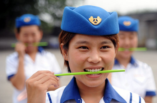 Training a winning smile