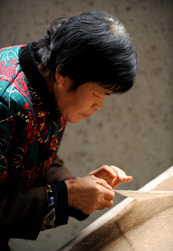 Ancient art of papermaking