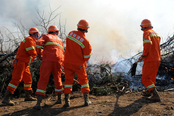 Firefighters get training exercises