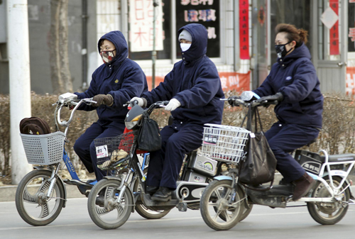 Cold wave bites West and North China