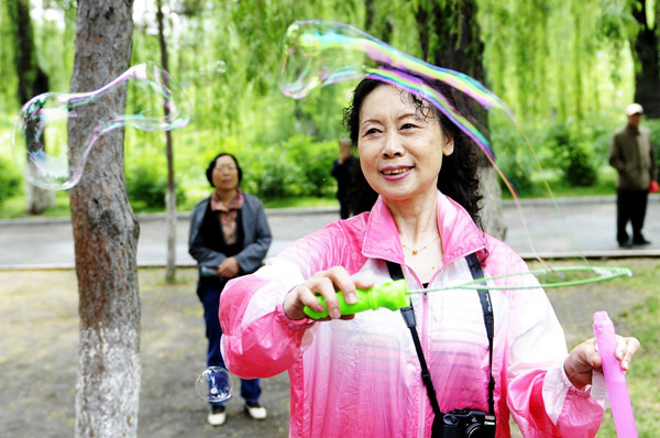 Elderly celebrate own Children's Day