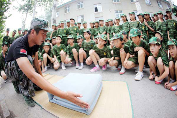 Young campers get taste of military life