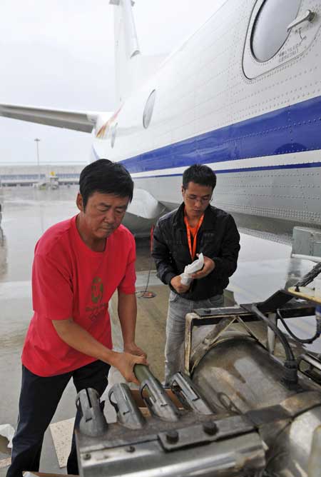 Nature gets a helping hand for rain in NW China