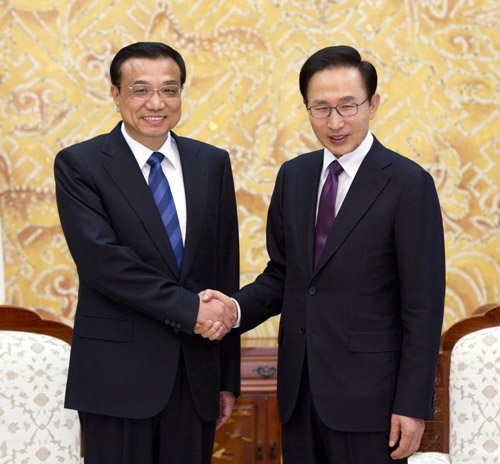 Vice-Premier Li arrives in ROK