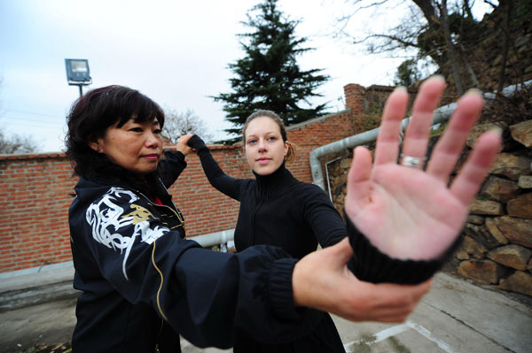 French woman finds peace through taichi