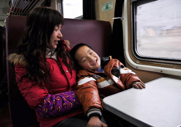 Smiles as kids head home for holidays