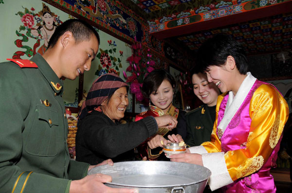 Tibetans celebrate New Year