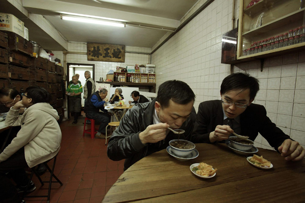 Snake soup stores in Hong Kong