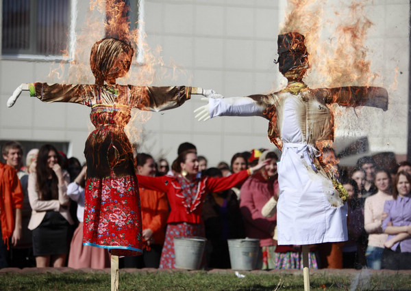 Maslenitsa celebrated in Russia